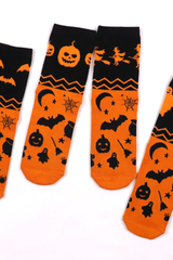 Unisex Halloween Festival Fun Print Mid-Calf Crew Socks