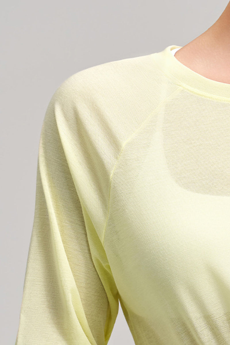 Women Loose-Fit Quick-Dry Yoga Long Sleeves
