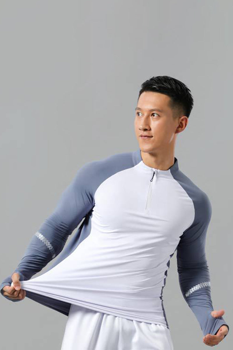 Men Quick-Dry Breathable Training Long Sleeve T-Shirt