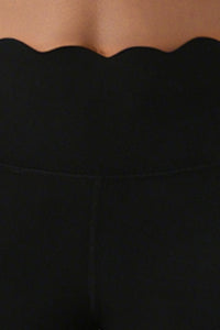 Women's 2-Piece Sets:Scalloped Edge Bra & Flare Leggings
