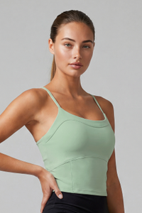 Women’s Adjustable Thin Shoulder Strap Cross-Back Tank Top