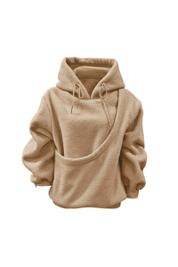 Women's Fall/Winter Fleece Front Large Pet Pocket Hoodie
