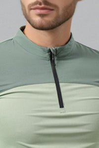 Men Quick-Dry Dragon-Scale Training Long Sleeve Top