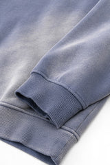Gradient fleece loose-fitting crewneck sweatshirt