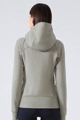 Women'S Zip Sport Hooded Jacket