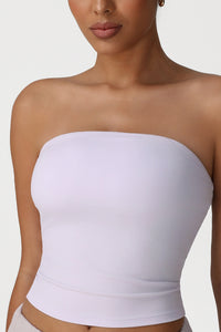 Women Strapless Sculpting Yoga Sports Bra