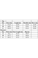 Twisted-stitch knitted sweater set