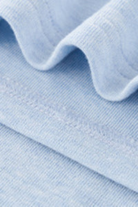 Women Tencel? Wool Relaxed Fit Long Sleeve Basic T-Shirt