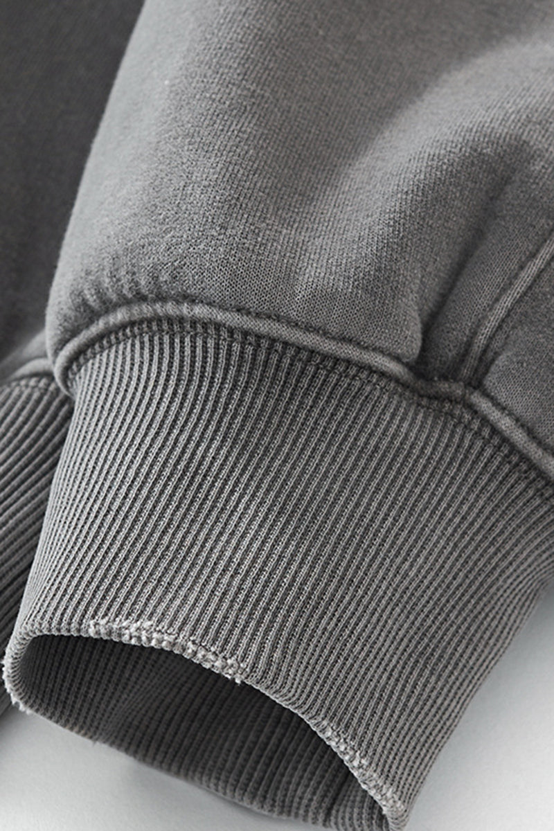 Unisex Boxy Loose Fleece Hoodie