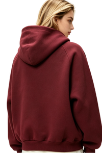 Women's Fall Half Zip Relaxed Hooded Sweatshirts