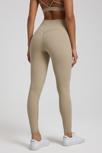 Solid High-Waisted Sports Leggings