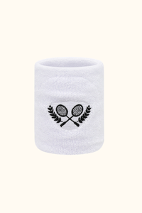 Sports Embroidered Sweat Absorbent Tennis Wristbands