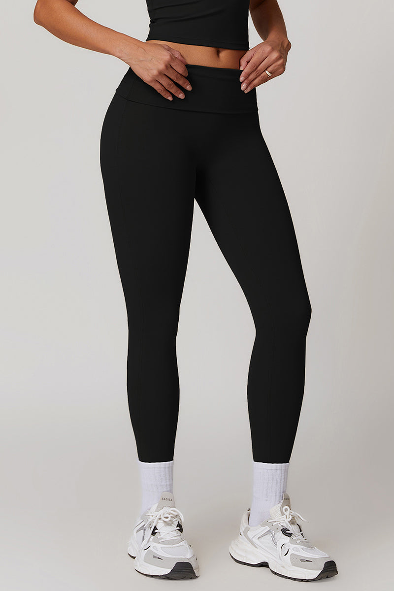 Women Fold Over Yoga Spors Leggings