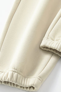 Unisex Fleece Pants Slim Fit Athletic Sweatpants