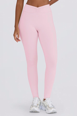 Women's Brushed Pleated Sports Yoga Legging