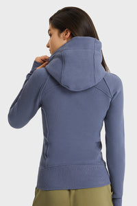 Women'S Zip Sport Hooded Jacket