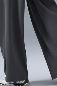 Women High-Waist Wide-Leg Quick-Dry Breathable Yoga Running Pants