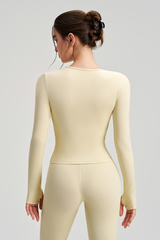 Long-sleeved flared pants set