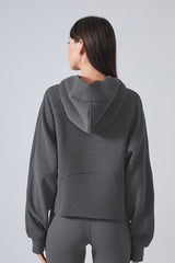 Women'S Loose Yoga Hooded Jacket