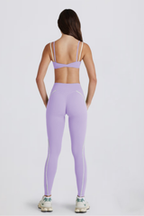 Women's Color Block Twist-Back Bra & Yoga Leggings Set