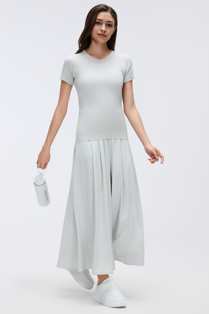 Women's High-Waist Flowy Wide-Leg Dance Pants