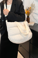 Women's Spacious Padded Tote Crossbody Bag