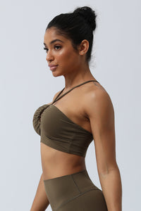 Women'S Hollowed-Out Slim Back Sports Bra