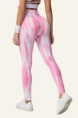 Women's Pleated Buttocks Lift Slim Yoga Leggings