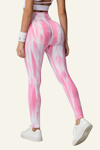 Women's Pleated Buttocks Lift Slim Yoga Leggings