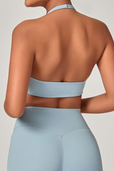 Women's Athletic U-neck Halterneck Breathable Yoga Bra