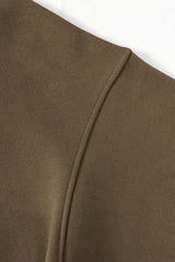 Loose-fitting plus-size thickened velvet hooded sweatshirt