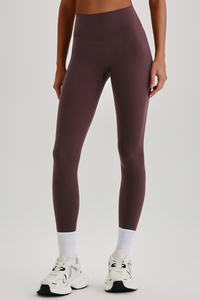 Women's Athletic High Waist No Front Seam Yoga Leggings