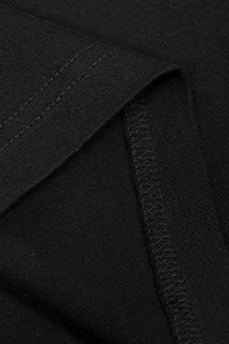 Men Solid Cotton Long Sleeve Tee