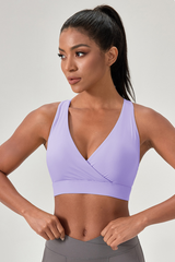 Women’s V-Neck Racerback Sculpt Sports Bra