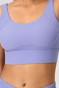 Women Lift Side-Support 4-Row Hook Shockproof Anti-Sag Yoga Sports Bra