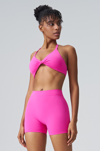 Women’s Sports 2-Piece Set: Triangle Cup Bra & Sports Shorts