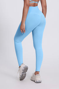 Women'S Yoga Sports Bright High-Waisted Hip Lift Cropped Pants