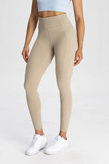 Women Pocket High-Waisted Naked Feel Quick-Dry Yoga Leggings