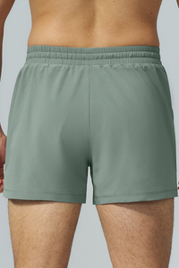 Men's Soft Breathable Athletic Shorts With Built In Liner