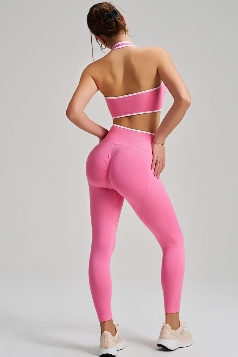 Sports bra, yoga pants, and set