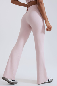 Women’s High-Waist Fitness Flare Pants.