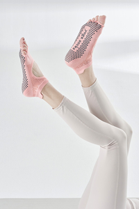 Women's Mesh Breathable Open-Toe Yoga Grip Five-Toe Socks
