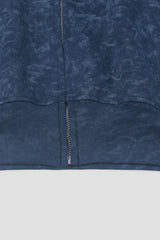 Women Printed Stand Collar Short Outdoor Running Jacket