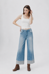 Women's High Waist Wide Leg Jeans