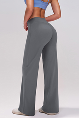Women's Athletic High-Waist Slimming Wide Leg Pants