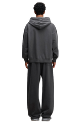 Men's Fall Vintage Cotton Set:Hooded Jacket And Sweatpants