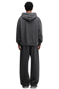 Men's Fall Vintage Cotton Set:Hooded Jacket And Sweatpants