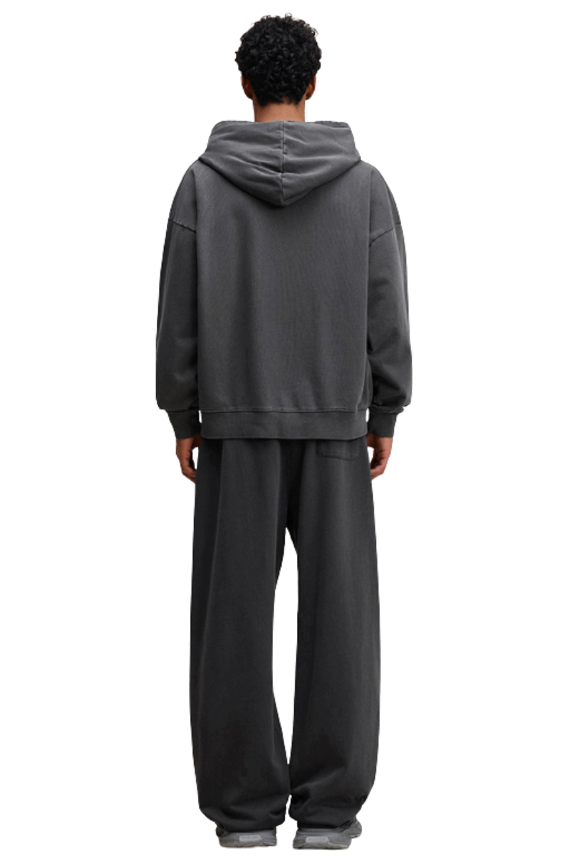 Men's Fall Vintage Cotton Set:Hooded Jacket And Sweatpants