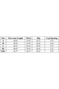 Men's discounted  hem-trimmed pants