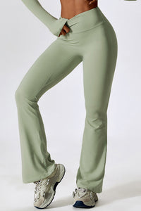 Women Sport Yoga Flare Pants